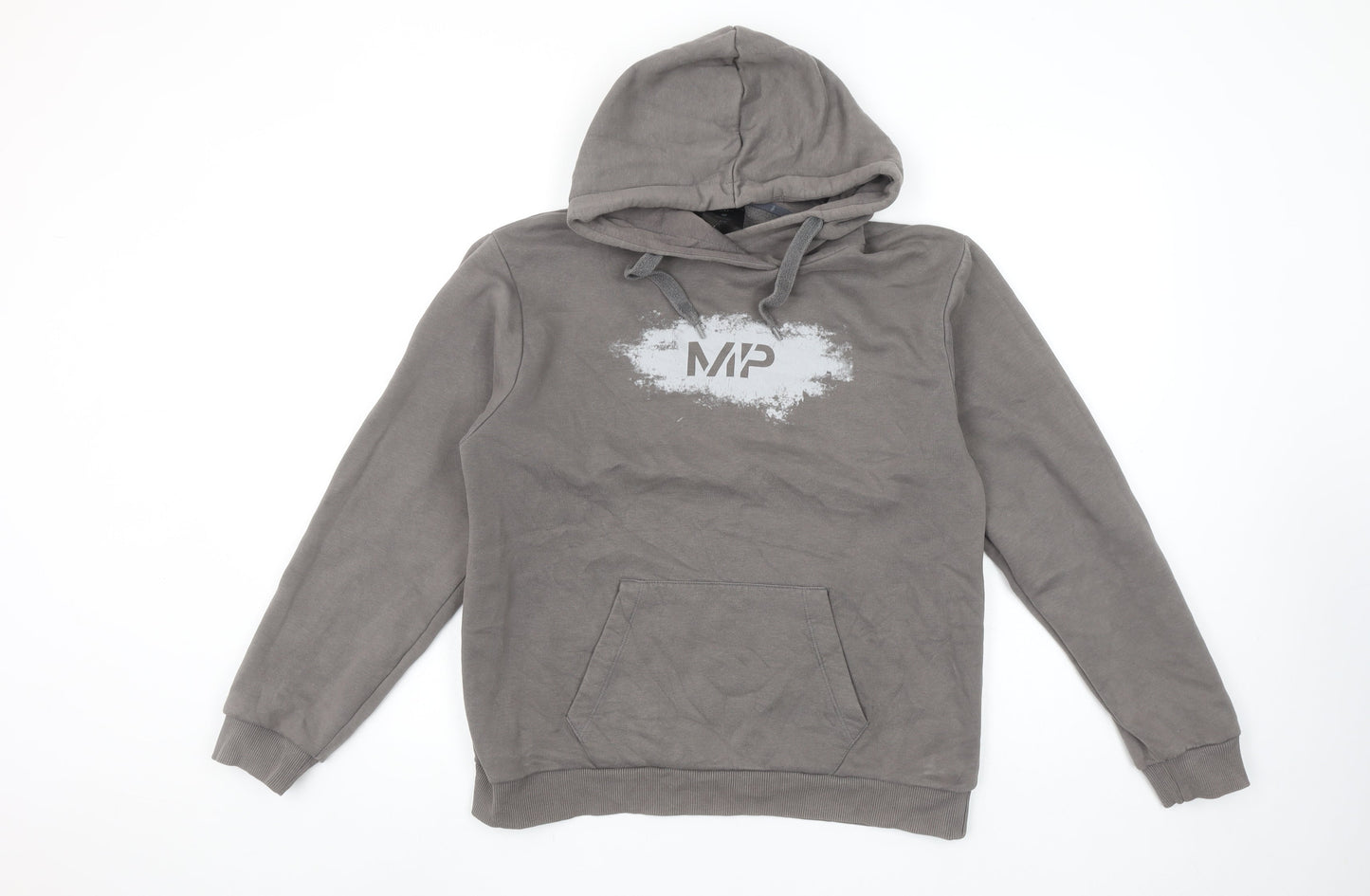 MP Women’s Grey Hoodie Medium Pullover Cotton Blend Casual