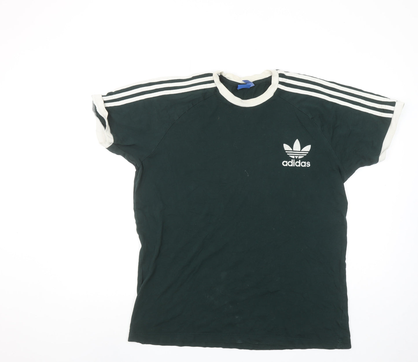 Adidas Men's Green XL Retro Trefoil Sports T-Shirt