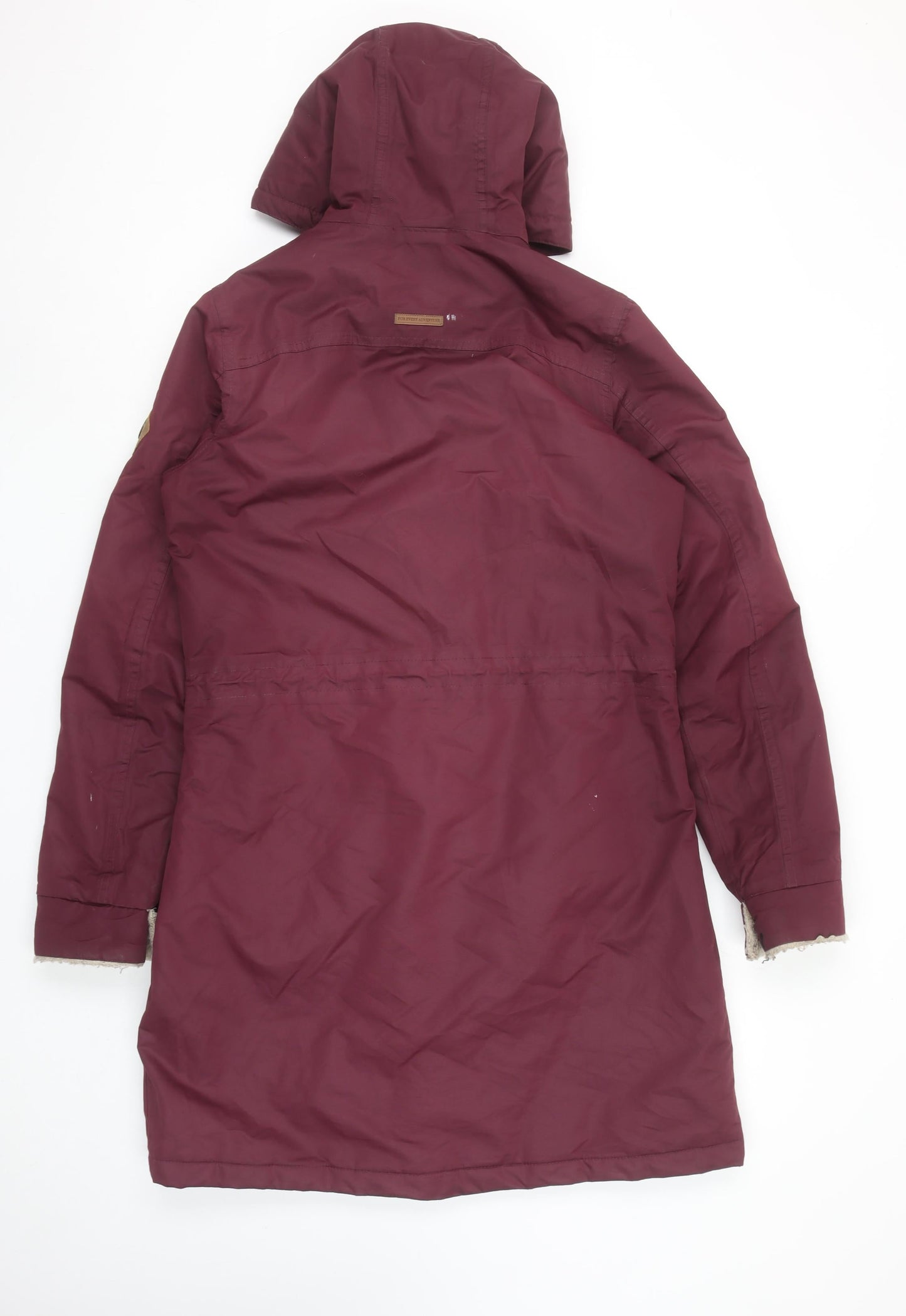 Regatta Women’s Red Hooded Waterproof Parka Coat Size 10