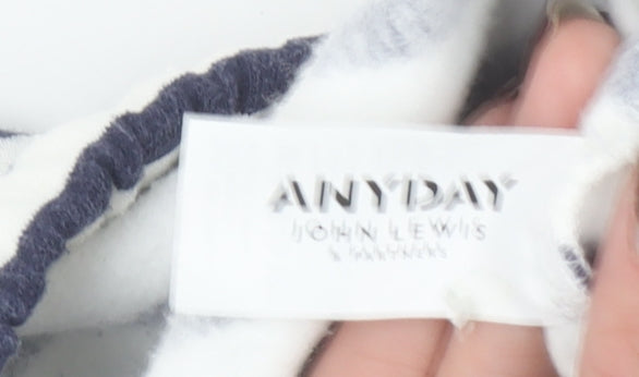 John Lewis ANYDAY Womens Navy Stripe Pullover Sweatshirt Small