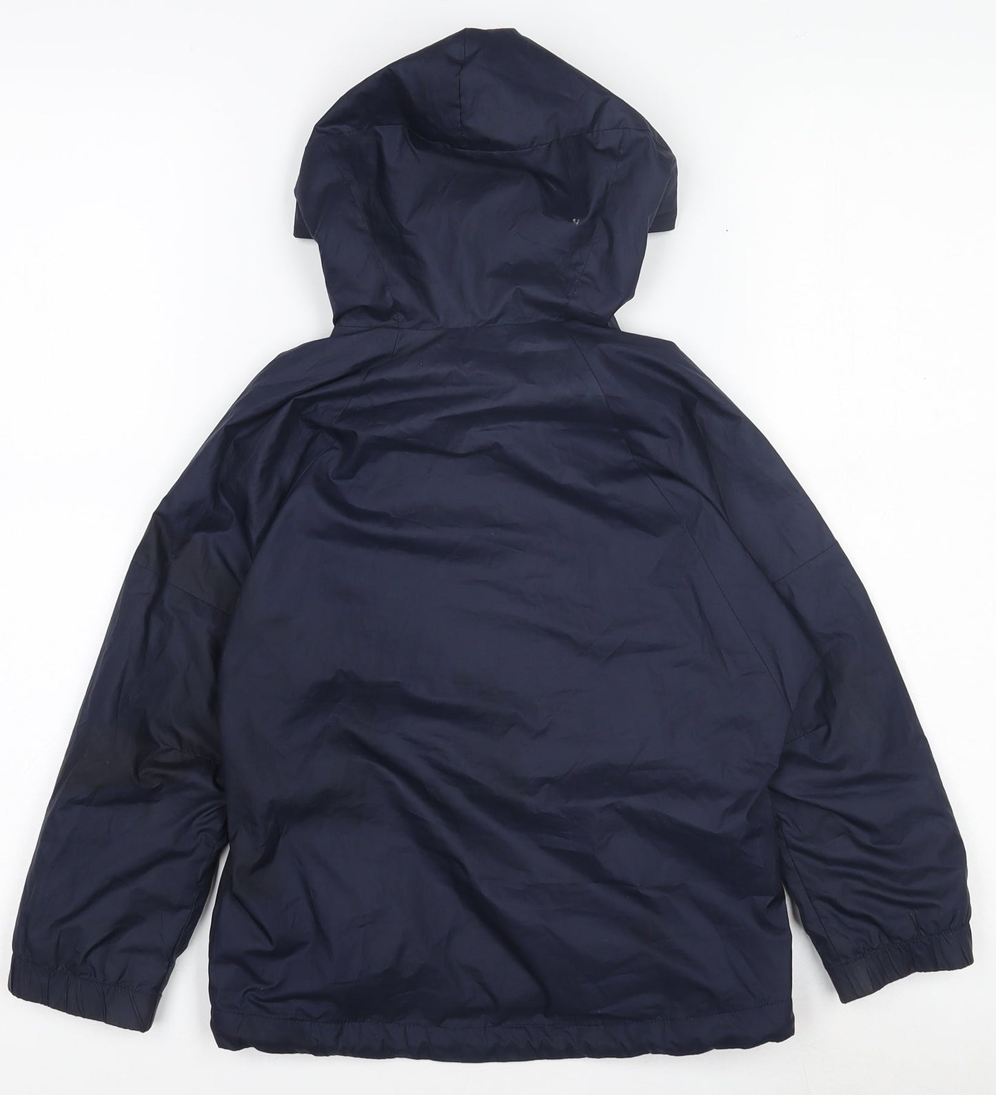 Adidas Boys Navy Blue 4-5 Years Windbreaker Hooded Active Jacket