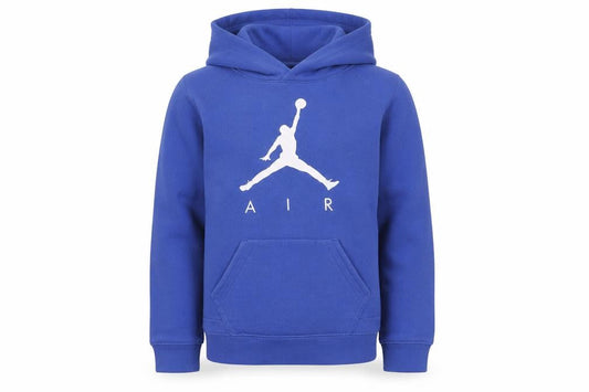 Nike Air Jordan Boys Blue Hoodie 8-10 Years Pullover Fleece Sweatshirt