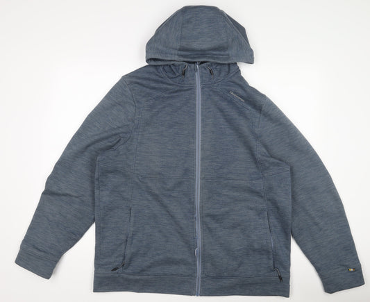 Craghoppers Men's Blue XL Hiking Fleece Hooded Jacket