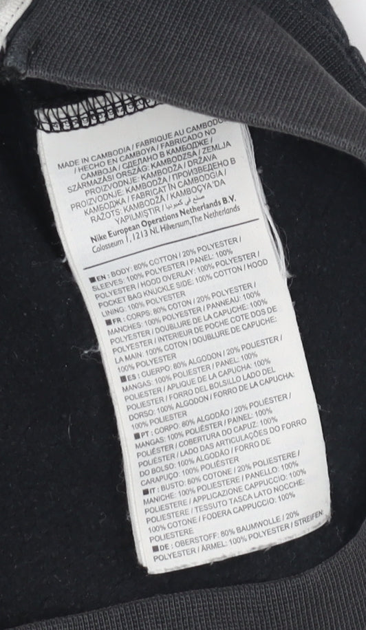 Nike Men's Black M Full Zip Hooded Track Jacket