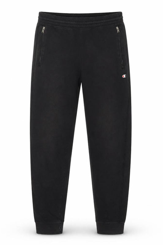 Champion Men's Black Jogger Sweatpants Small Regular Fit Cotton