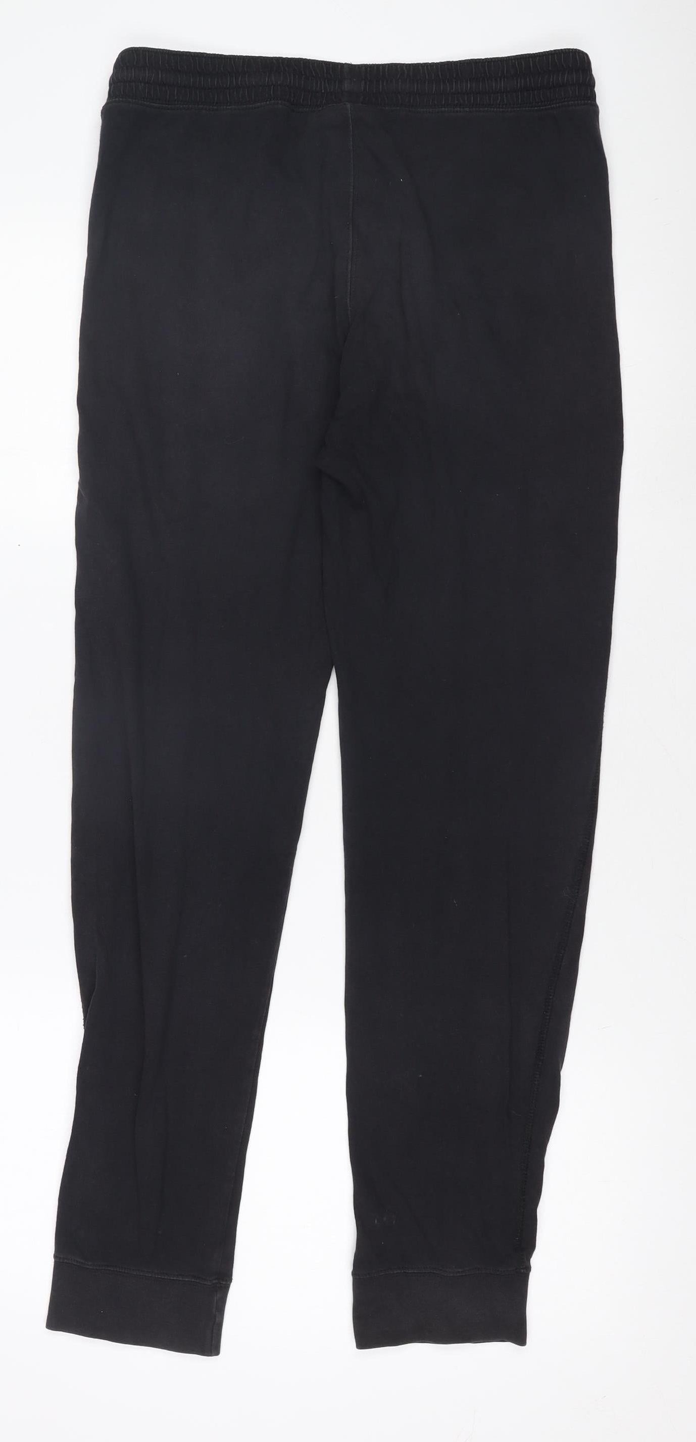 Champion Men's Black Jogger Sweatpants Small Regular Fit Cotton