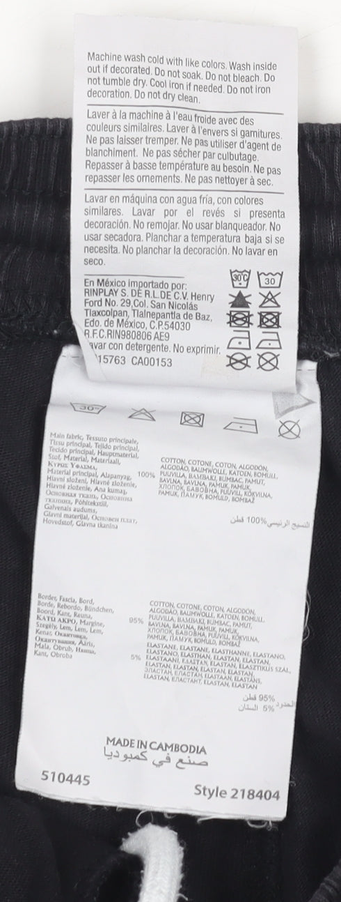 Champion Men's Black Jogger Sweatpants Small Regular Fit Cotton