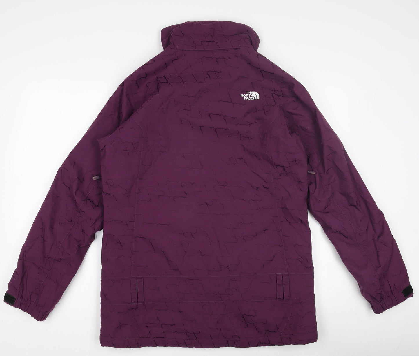 The North Face Womens Purple Mid-Length Waterproof Parka Jacket M