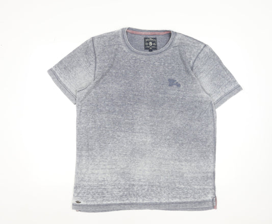 Mens UK Size L Tokyo Laundry Blue  Cotton Blend T-Shirt