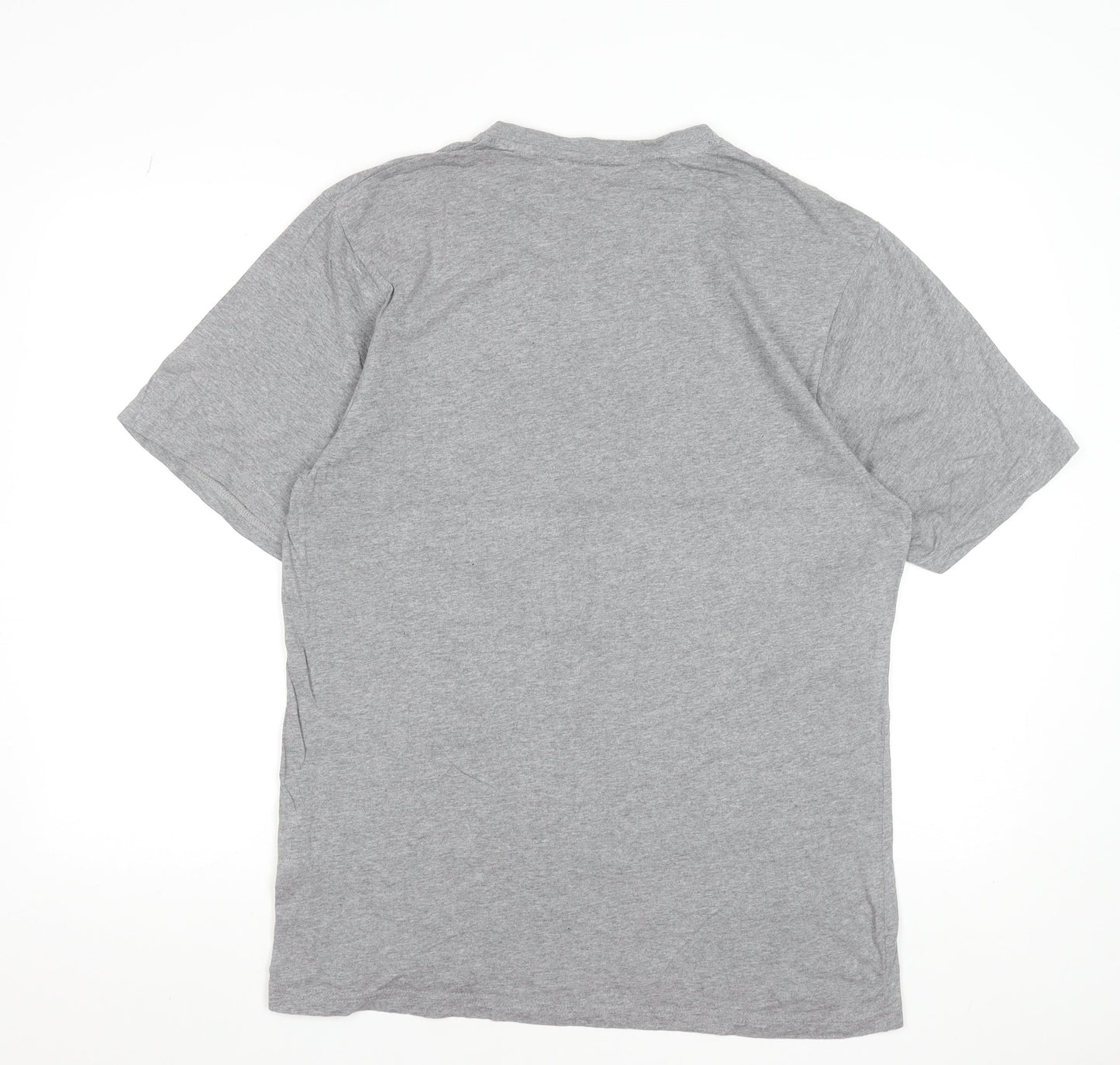 Peter Storm Men’s Grey Union Jack Graphic Cotton T-Shirt Size M