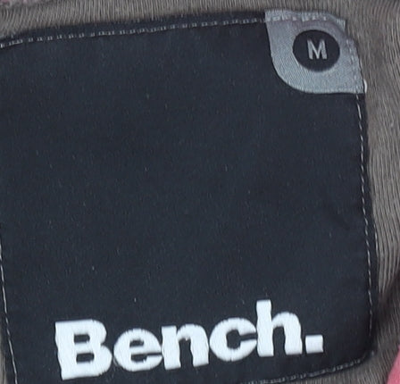 Bench Womens Brown Pink Hoodie Medium 100% Cotton Pullover