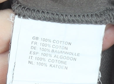 Bench Womens Brown Pink Hoodie Medium 100% Cotton Pullover