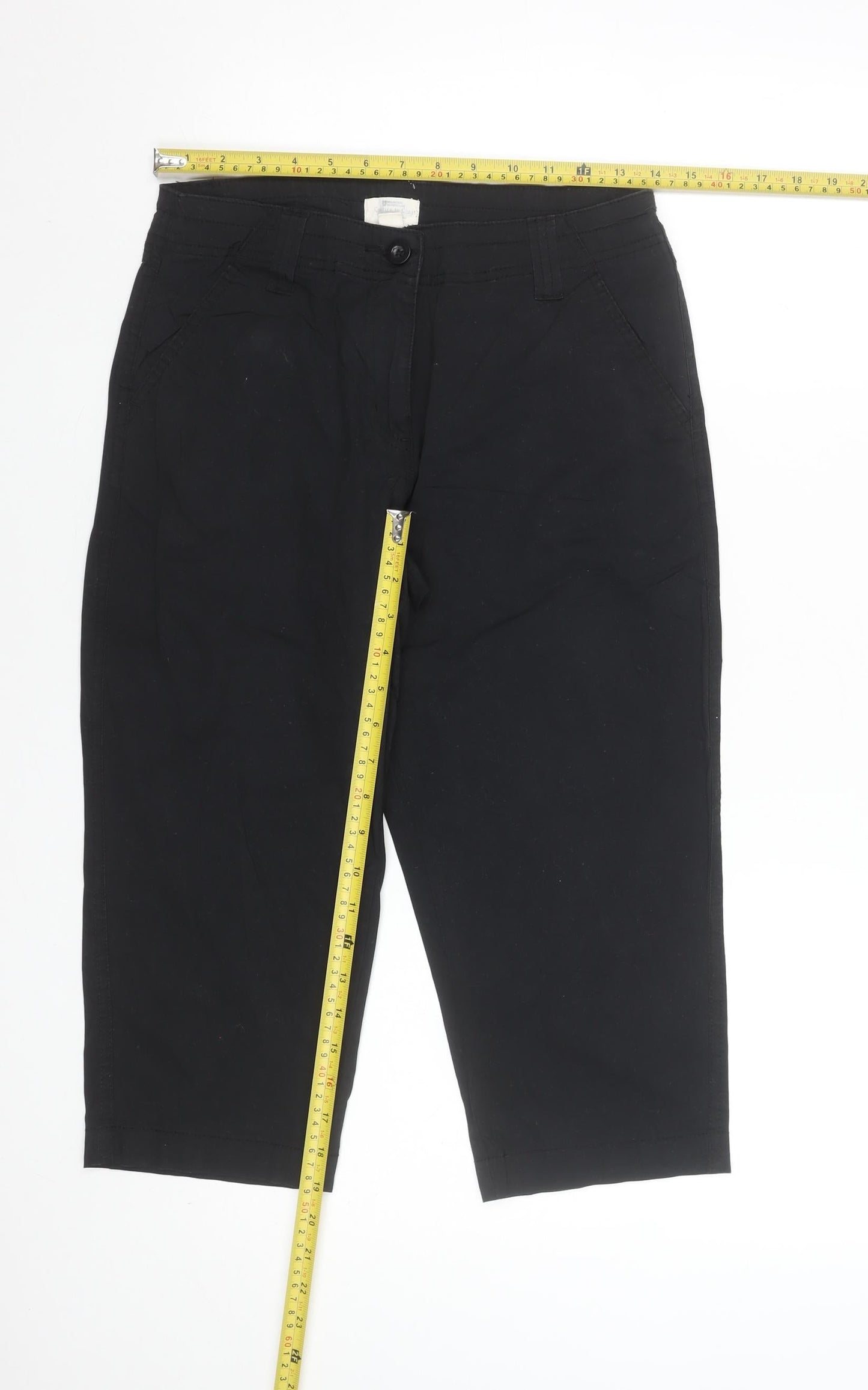 Mountain Warehouse Womens Black Capri Trousers Size 8