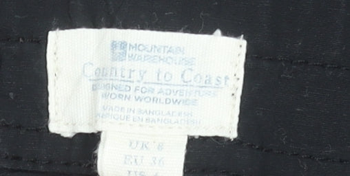 Mountain Warehouse Womens Black Capri Trousers Size 8