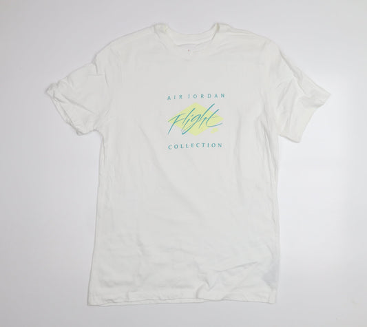 Nike Jordan Men's White Air Jordan Flight Collection T-Shirt L
