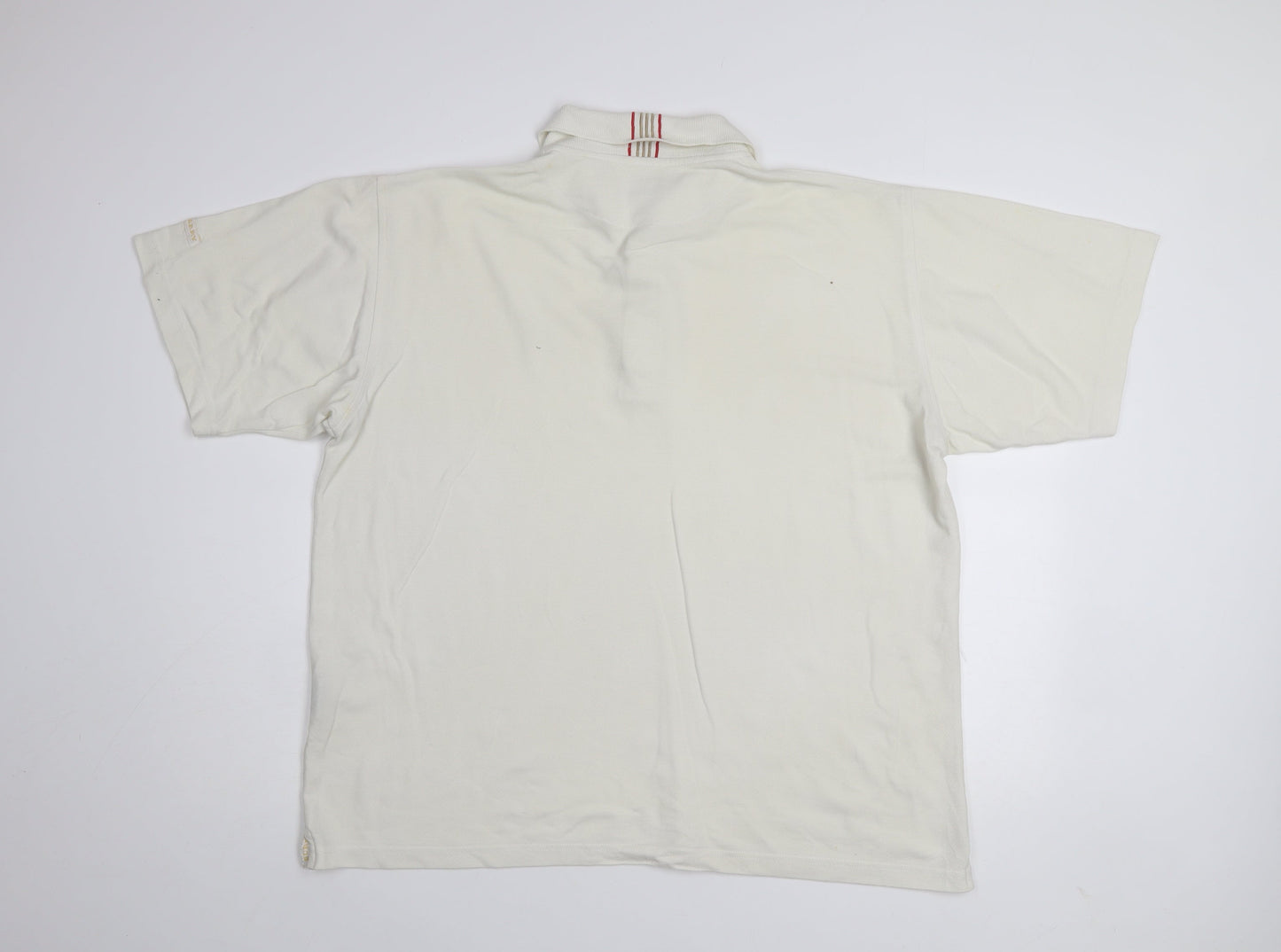 Burberry Golf Men's Ivory Cotton Polo Shirt XL Classic Fit