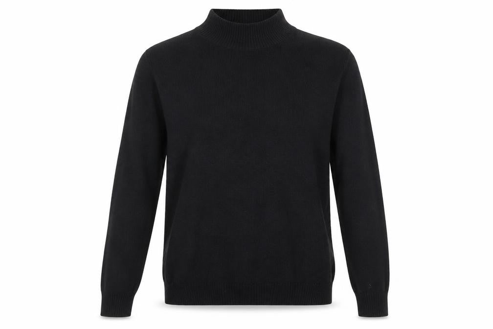 Collusion Women's Black Mock Neck Knit Jumper Size 8