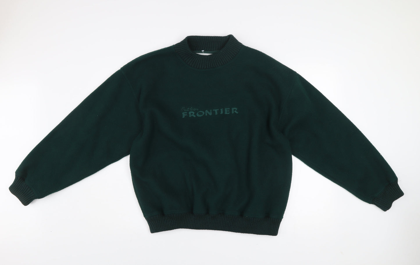 Burton Men’s Green Pullover Fleece Sweatshirt Size M Regular Fit