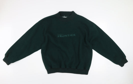 Burton Men’s Green Pullover Fleece Sweatshirt Size M Regular Fit