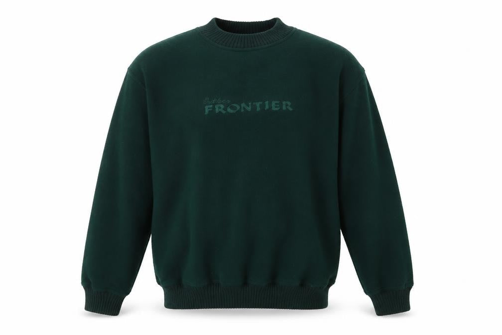 Burton Men’s Green Pullover Fleece Sweatshirt Size M Regular Fit
