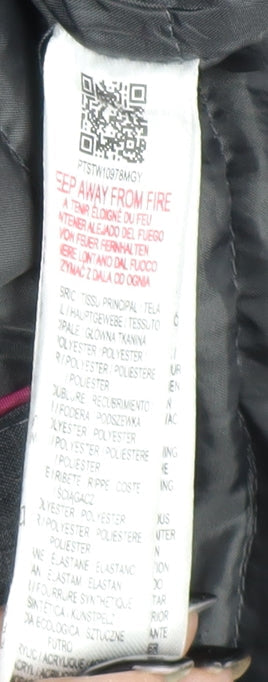 Peter Storm Women's Grey Faux Fur Hooded Parka Coat Size 12