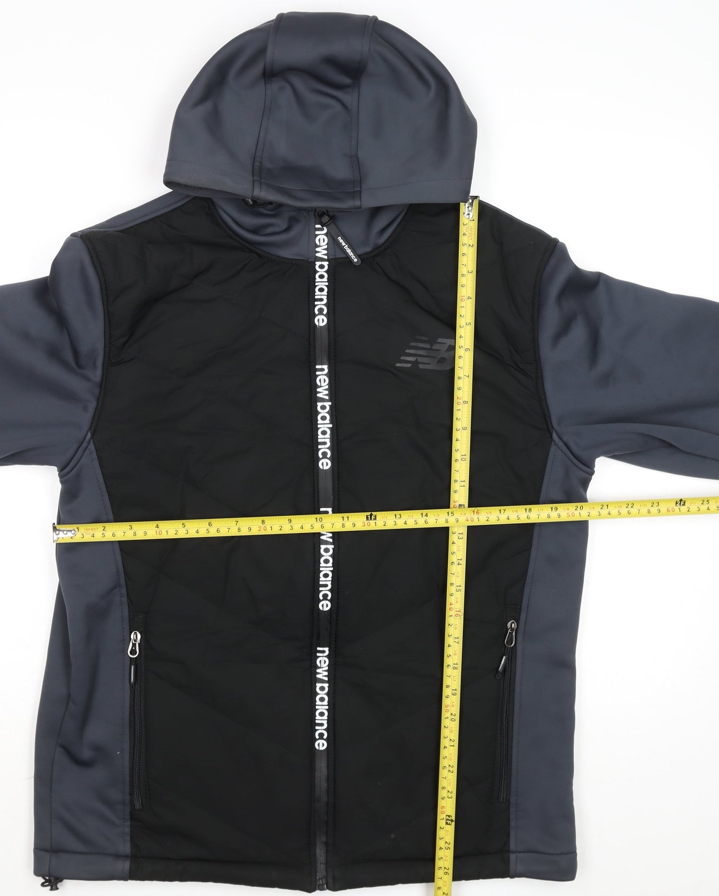 New Balance Men's Black M Softshell Hooded Jacket Outdoor Sports