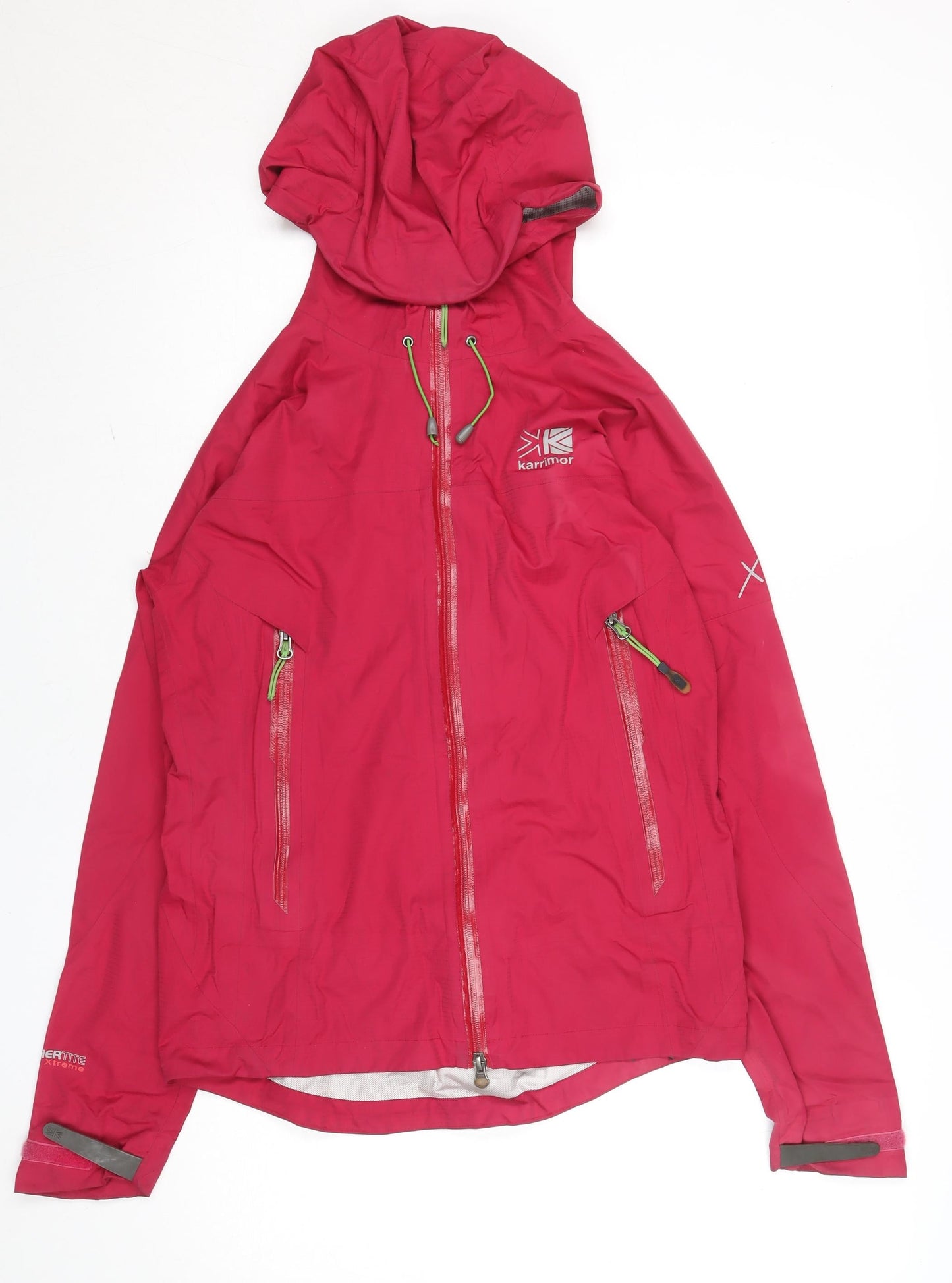 Karrimor Women's Red Waterproof Windbreaker Jacket Size 8