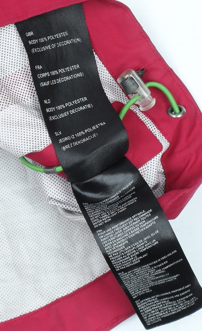 Karrimor Women's Red Waterproof Windbreaker Jacket Size 8