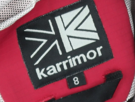 Karrimor Women's Red Waterproof Windbreaker Jacket Size 8