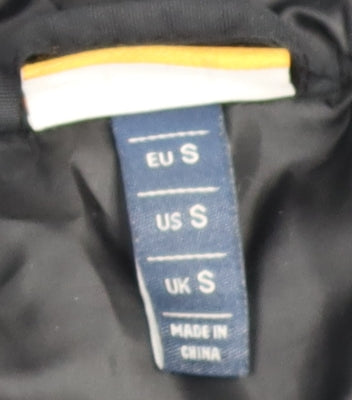 Ellesse Men's Black S Hooded Parka Jacket with Logo | Winter Coat