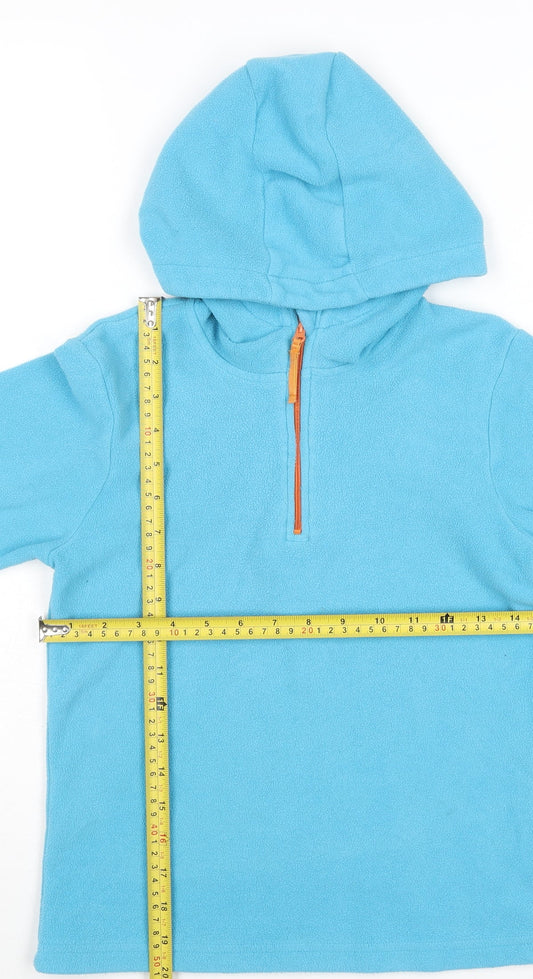 Mountain Warehouse Girls Blue Fleece Pullover Hoodie 11-12 Years