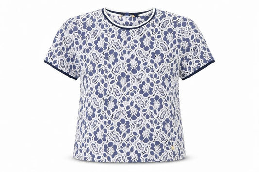 Womens UK Size M Superdry Blue Nylon Blend T-Shirt