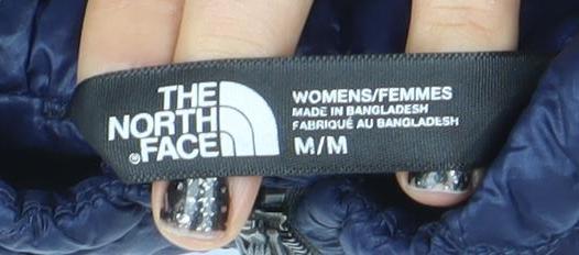 The North Face Women's Blue Hooded Quilted Puffer Jacket Size M