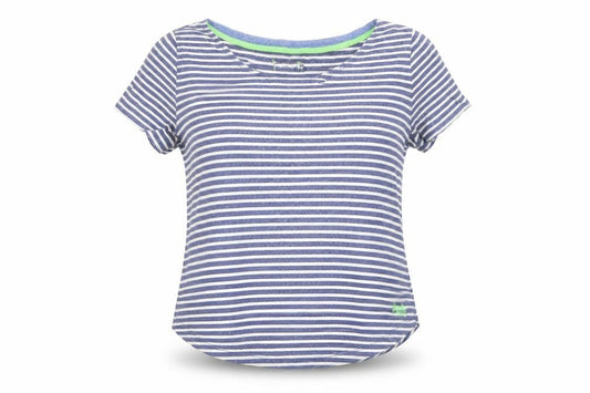 Womens UK Size M Superdry Blue Cotton T-Shirt