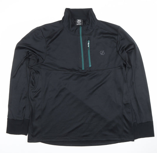 Dare 2B Men's Black XL 1/4 Zip Pullover Sweatshirt Outdoor Top