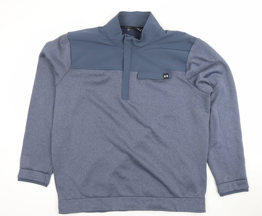 Under Armour Men’s Blue XL Pullover 1/4 Zip Golf Sweatshirt