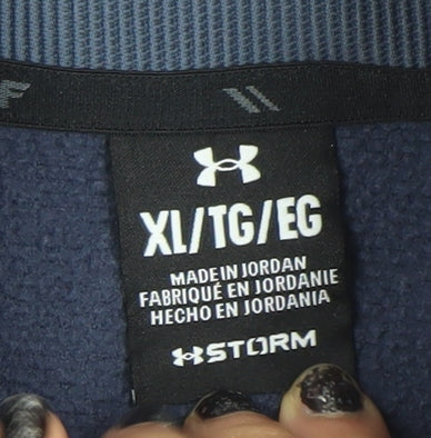 Under Armour Men’s Blue XL Pullover 1/4 Zip Golf Sweatshirt