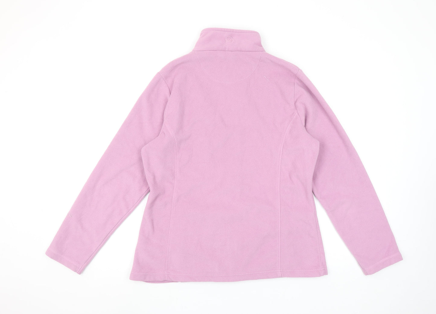Peter Storm Womens Pink Fleece Full Zip Jacket Size 14