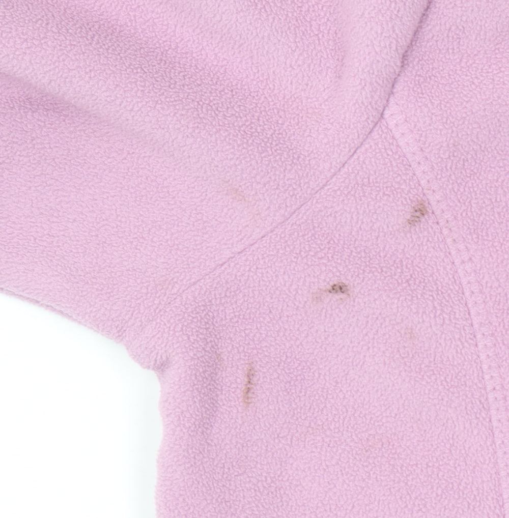 Peter Storm Womens Pink Fleece Full Zip Jacket Size 14