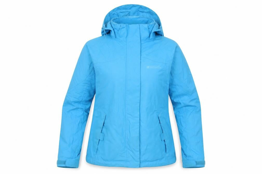 Womens UK Size 12 Regular Mountain Warehouse Blue Nylon Jacket