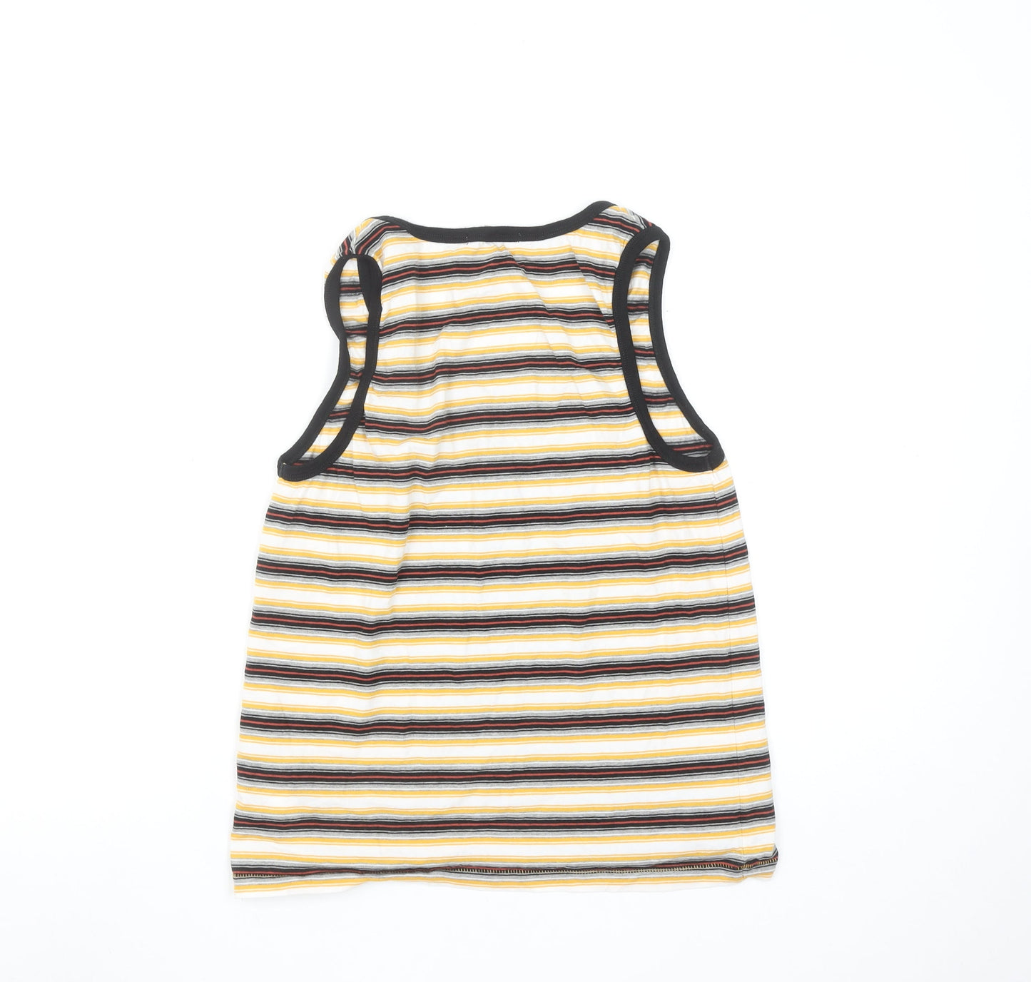 Vans Womens Multicoloured Striped Tank Top Size S Cotton Jersey