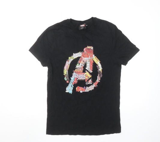 Marvel Avengers Black Men's M Short Sleeve Graphic T-Shirt