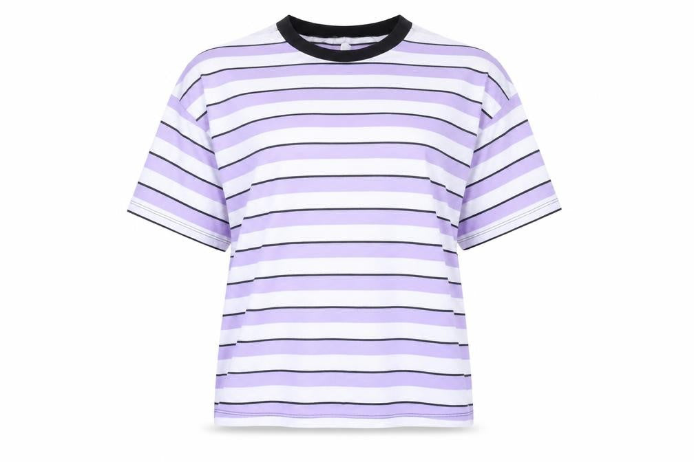 ASOS Women’s Multicoloured Striped Ringer T-Shirt Size 8