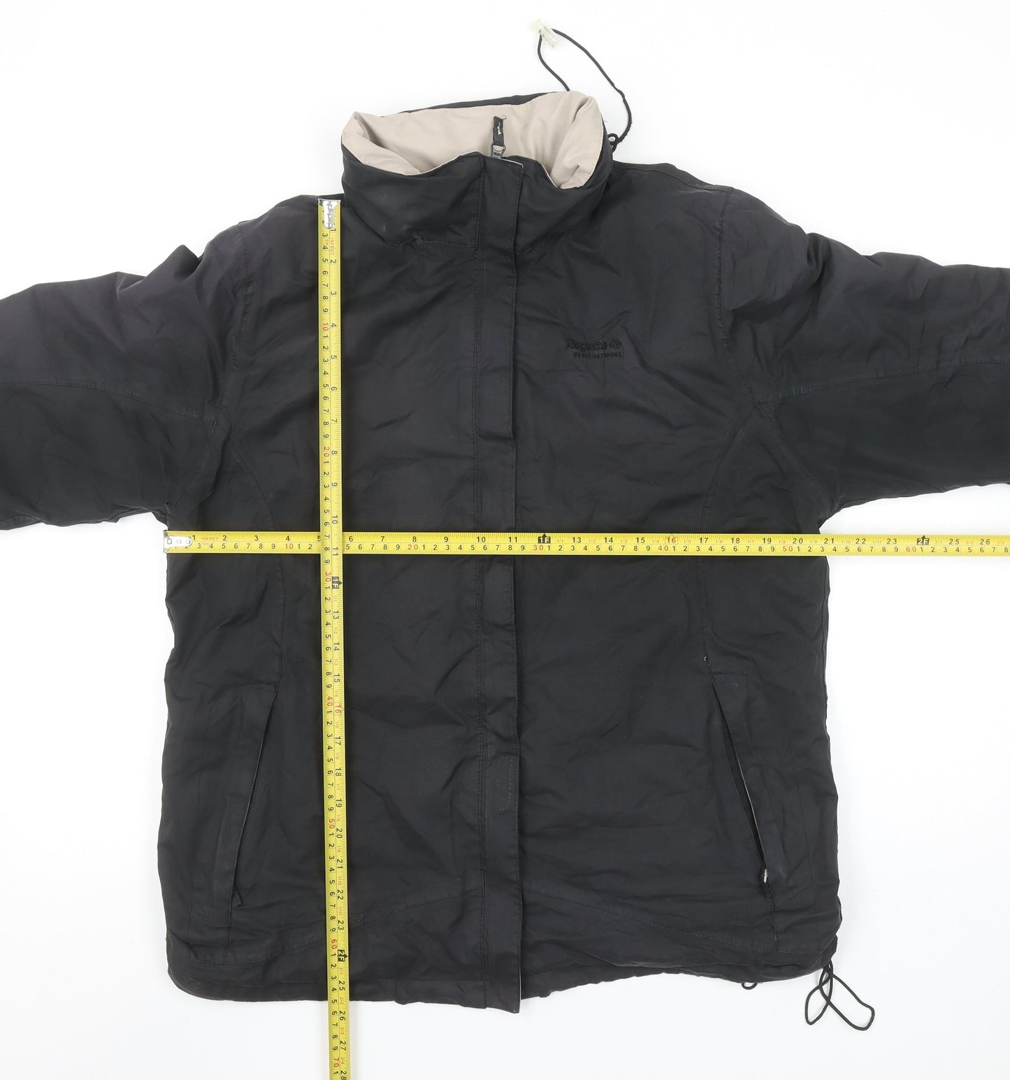 Regatta Women’s Black Size 14 Waterproof Breathable Rain Jacket