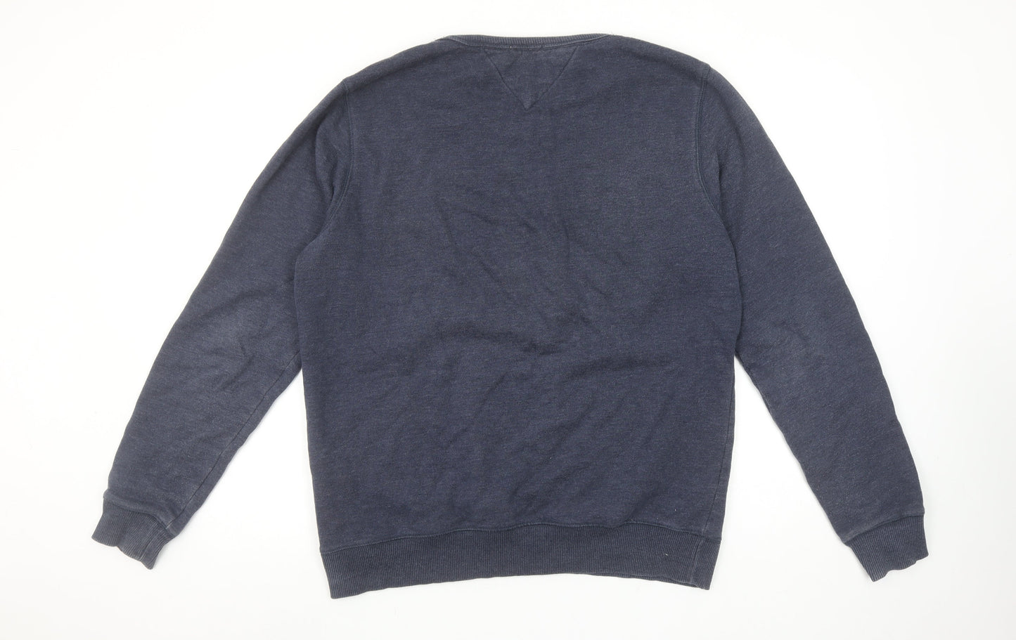 Tommy Hilfiger Mens Blue Crew Neck Pullover Sweatshirt Size L