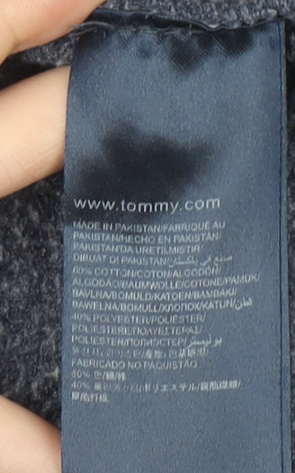 Tommy Hilfiger Mens Blue Crew Neck Pullover Sweatshirt Size L