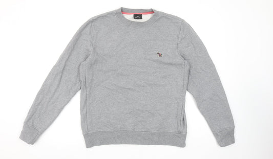 Paul Smith Men's Grey Cotton Crew Neck Sweatshirt Size M