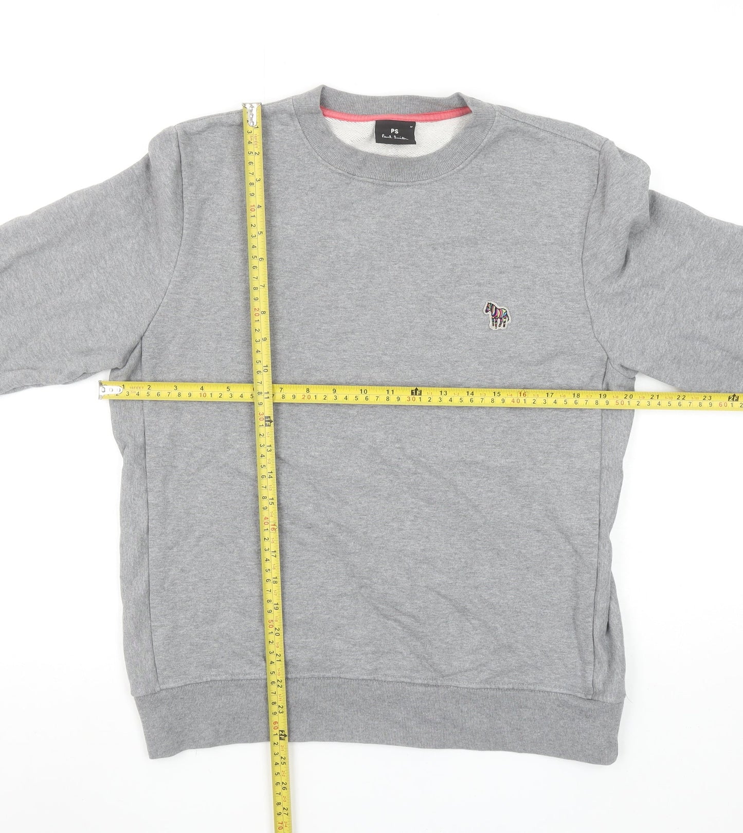 Paul Smith Men's Grey Cotton Crew Neck Sweatshirt Size M