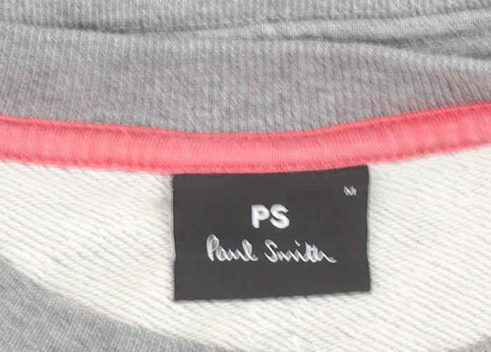 Paul Smith Men's Grey Cotton Crew Neck Sweatshirt Size M