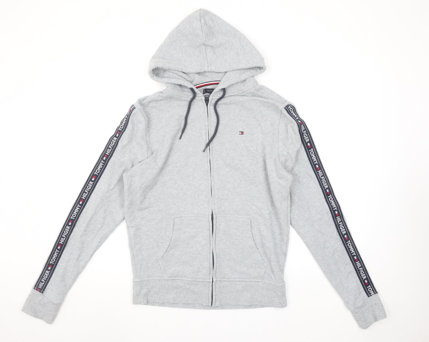 Tommy Hilfiger Men's Grey Full Zip Hoodie Size M